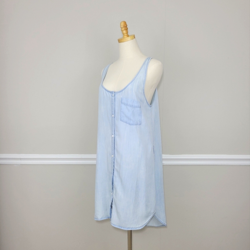 Rails Light Blue Sleeveless Mini Dress